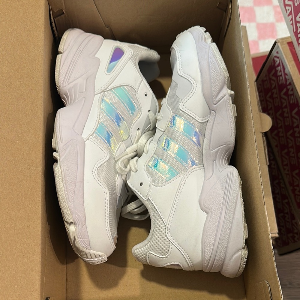 Adidas White Yung-96 J